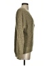 American Eagle Outfitters 100% Cotton Metallic Green Pullover Sweater Size XS - photo 4