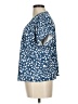 MELLODAY Stars Blue Short Sleeve Blouse Size M - photo 5