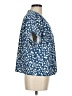 MELLODAY Stars Blue Short Sleeve Blouse Size M - photo 4