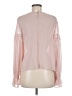 Zara Pink Long Sleeve Blouse Size M - photo 2