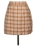 ABound Plaid Brown Casual Skirt Size S - photo 1
