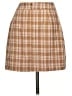 ABound Plaid Brown Casual Skirt Size S - photo 2