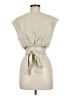 Shein 100% Polyester Ivory Sleeveless Blouse Size 8 - 10 - photo 2