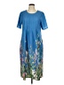 Unbranded 100% Polyester Blue Casual Dress Size L - photo 1