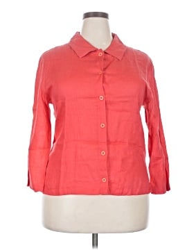 Eileen Fisher 3/4 Sleeve Button-Down Shirt (view 1)