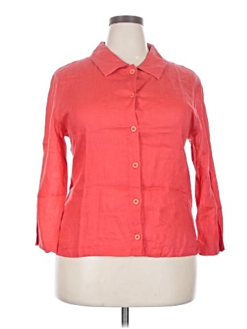 Eileen Fisher 3/4 Sleeve Button-Down Shirt (view 1)