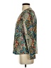 Unbranded 100% Polyester Paisley Teal Long Sleeve Blouse Size S - photo 5