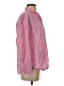 Only 100% Cotton Stripes Pink Long Sleeve Button-Down Shirt Size S - photo 4