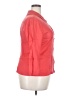 Eileen Fisher Red 3/4 Sleeve Button-Down Shirt Size 2X - photo 4