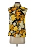 Milly 100% Viscose Yellow Sleeveless Blouse Size P (petite) - photo 1