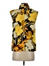 Milly 100% Viscose Yellow Sleeveless Blouse Size P (petite) - photo 2