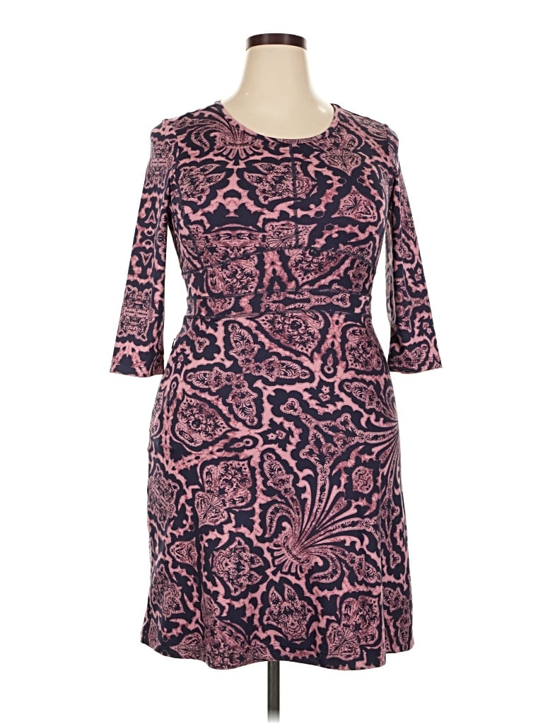 Pre-owned Title Nine Casual Dress In Purple