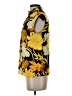 Milly 100% Viscose Yellow Sleeveless Blouse Size P (petite) - photo 5
