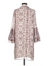 Gibson Latimer 100% Polyester Paisley Brown Casual Dress Size S - photo 2