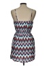 West Loop 100% Rayon Chevron-herringbone Blue Casual Dress Size L - photo 2