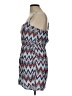 West Loop 100% Rayon Chevron-herringbone Blue Casual Dress Size L - photo 5