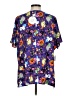 Assorted Brands 100% Rayon Purple Short Sleeve Blouse Size 8 - photo 2