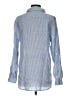 Babaton 100% Linen Blue Long Sleeve Button-Down Shirt Size S - photo 2