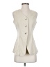 Unbranded 100% Polyester Ivory Vest Size S - photo 1