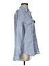 Babaton 100% Linen Blue Long Sleeve Button-Down Shirt Size S - photo 4