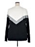 Threads 4 Thought Chevron-herringbone Black Pullover Sweater Size 2X - photo 2
