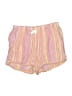 Stars Above 100% Lyocell Stripes Yellow Shorts Size M - photo 1