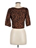 Stillwater 100% Viscose Brown 3/4 Sleeve Blouse Size M - photo 2
