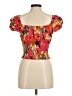 Guess Red Short Sleeve Blouse Size M - photo 2