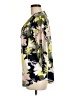 Ellen Tracy Floral Green 3/4 Sleeve Blouse Size M - photo 5