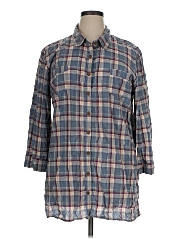 Bandolino 3/4 Sleeve Button-Down Shirt (view 1)