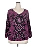 Alfani Purple 3/4 Sleeve Blouse Size 2X - photo 1