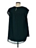 DR2 100% Polyester Teal Short Sleeve Blouse Size M - photo 2