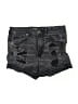 American Eagle Outfitters Camo Black Denim Shorts Size 4 - photo 1