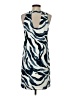 Cooper & Ella 100% Polyester Graphic Blue Casual Dress Size S - photo 2