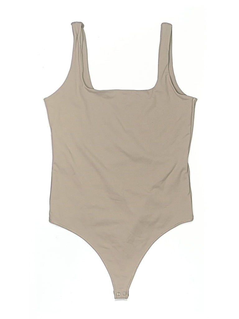 Pre-owned Abercrombie & Fitch Bodysuit In Tan