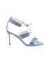 J.Crew Collection Color Block Blue Sandals Size 7 1/2 - photo 1