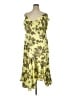 DKNY 100% Polyester Tropical Green Cocktail Dress Size 16 - photo 1