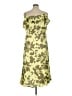 DKNY 100% Polyester Tropical Green Cocktail Dress Size 16 - photo 2