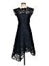 Reiss 100% Polyester Blue Cocktail Dress Size 4 - photo 1