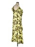 DKNY 100% Polyester Tropical Green Cocktail Dress Size 16 - photo 4
