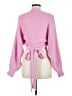 Zara 100% Acrylic Pink Kimono Size M - photo 2