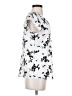 Ivanka Trump 100% Polyester Floral White Short Sleeve Blouse Size S - photo 4