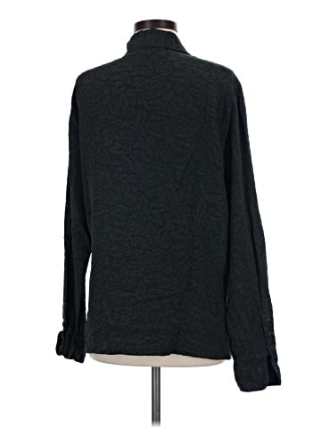 Doncaster Collection Long Sleeve Silk Top (view 2)