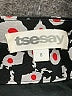Tsesay 100% Silk Floral Black Silk Skirt Size 8 - photo 4
