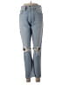 AGOLDE 100% Organic Cotton Hearts Blue Jeans Size 26 waist - photo 1