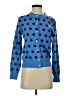 Free Assembly Polka Dots Blue Pullover Sweater Size S - photo 1