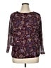 Chico's Paisley Purple 3/4 Sleeve Blouse Size XL - photo 1