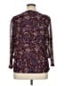Chico's Paisley Purple 3/4 Sleeve Blouse Size XL - photo 2