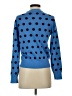 Free Assembly Polka Dots Blue Pullover Sweater Size S - photo 2