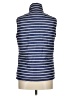 Jane Ashley 100% Polyester Stripes Blue Vest Size M - photo 2